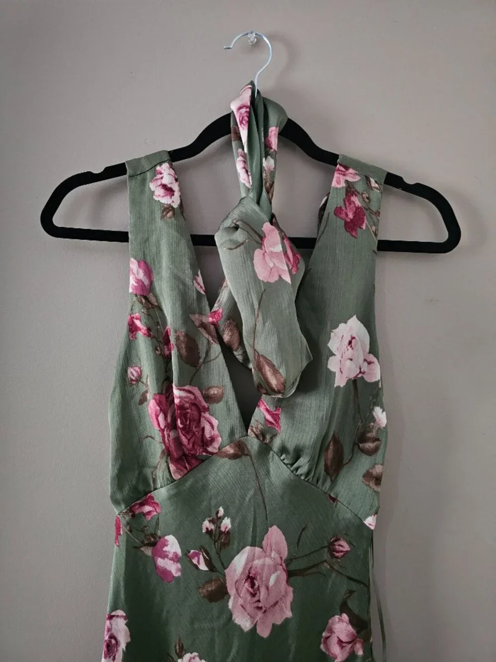 Green Floral Dress